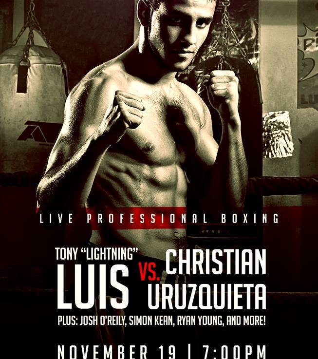 Tony Luis de retour sur le ring le 19&nbsp;novembre